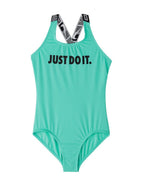 Girls' JDI Crossback 1Piece Swimsuit :Aurora Green