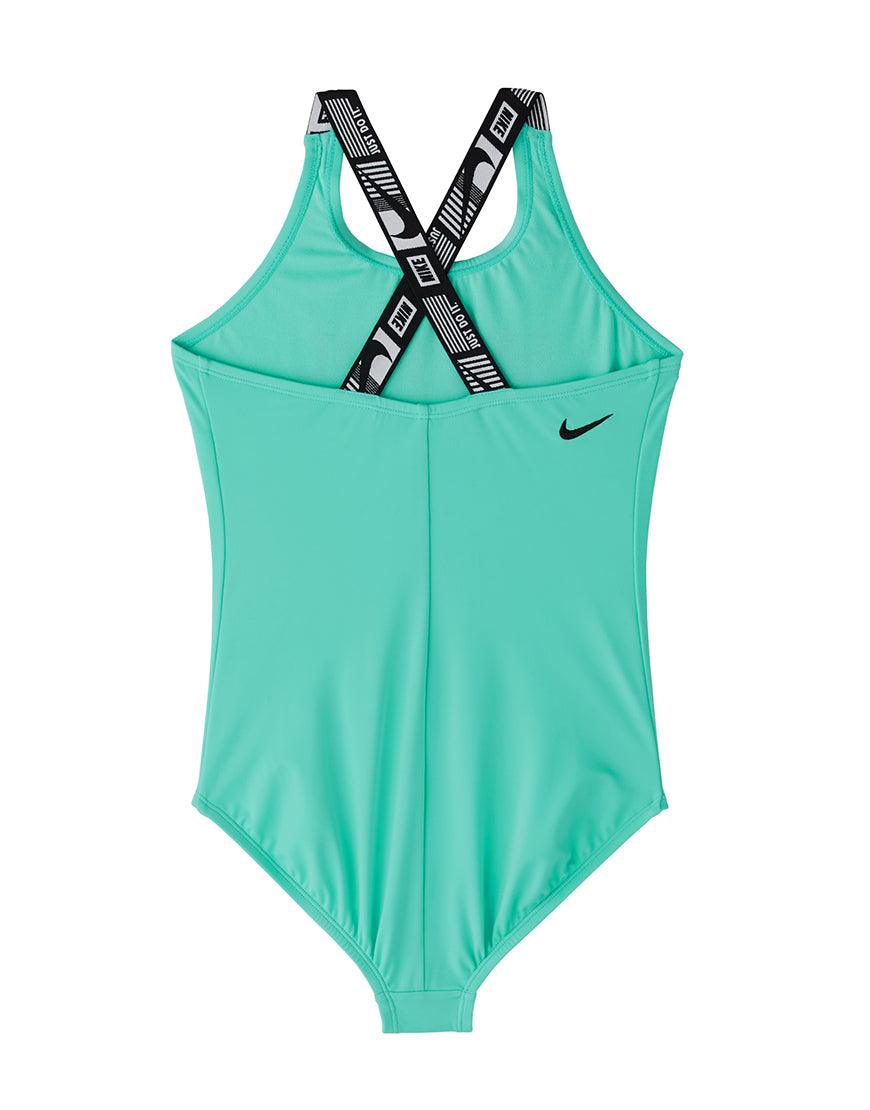 Girls' JDI Crossback 1Piece Swimsuit :Aurora Green
