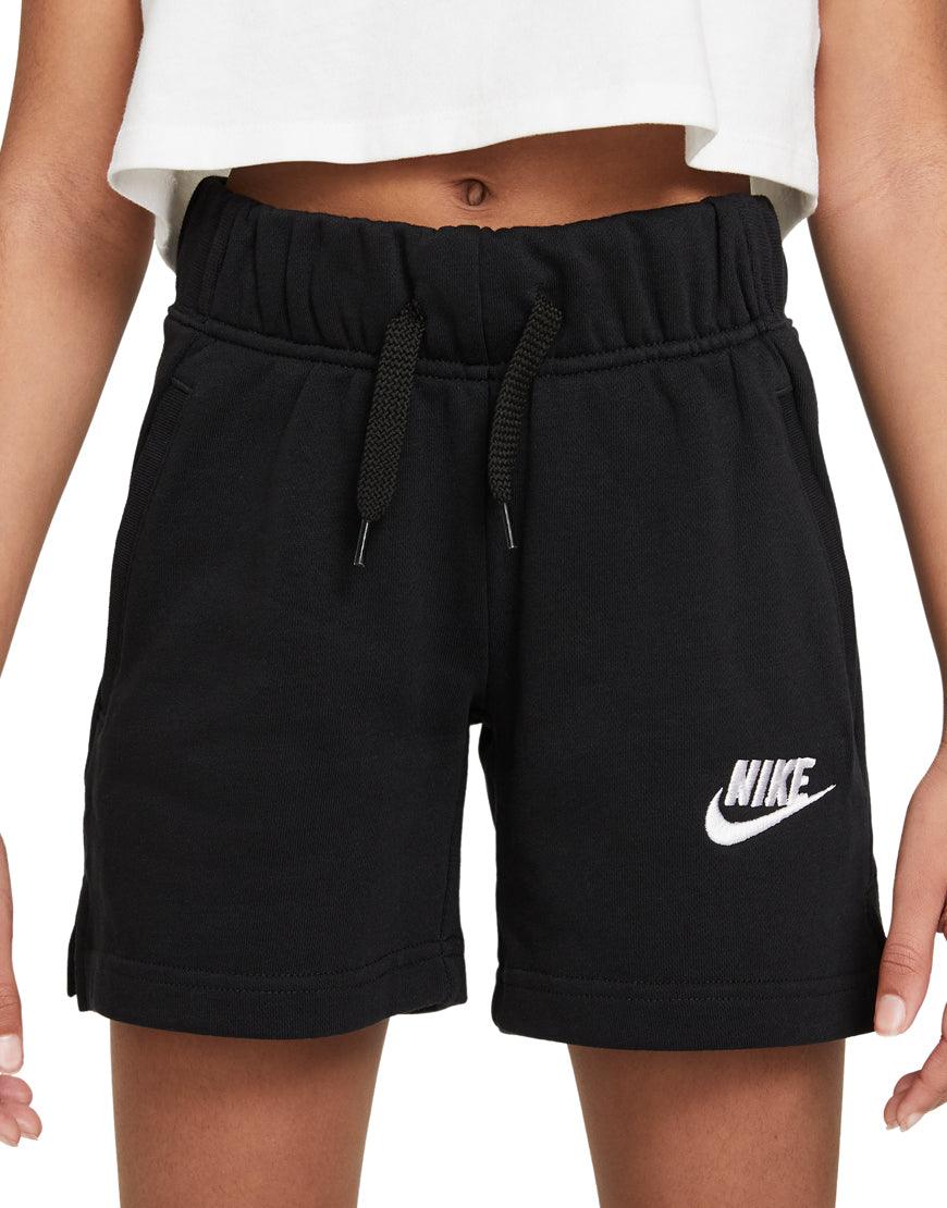 Girls' Sportswear Club French Terry Shorts :Black