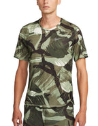 Men's DriFit Miler Camo Running Tee :Oil Green