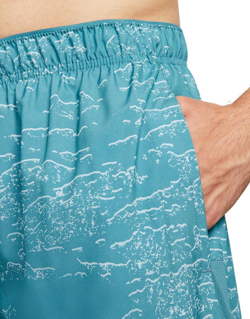Men's DriFIT Run Division Challenger 7in Brief Lined Shorts :Mineral Teal