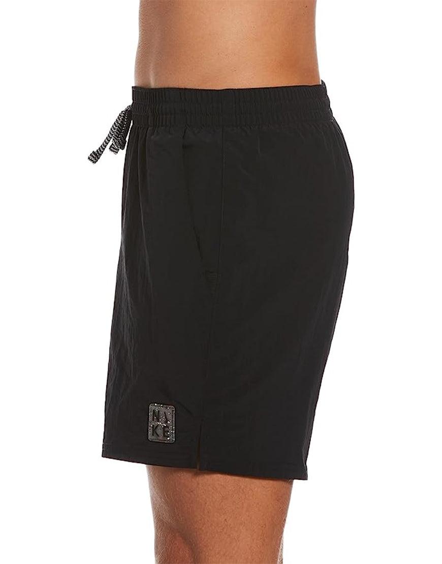 Men's Solid Icon 5in Swim Trunks :Black