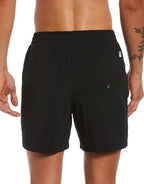 Men's Solid Icon 5in Swim Trunks :Black