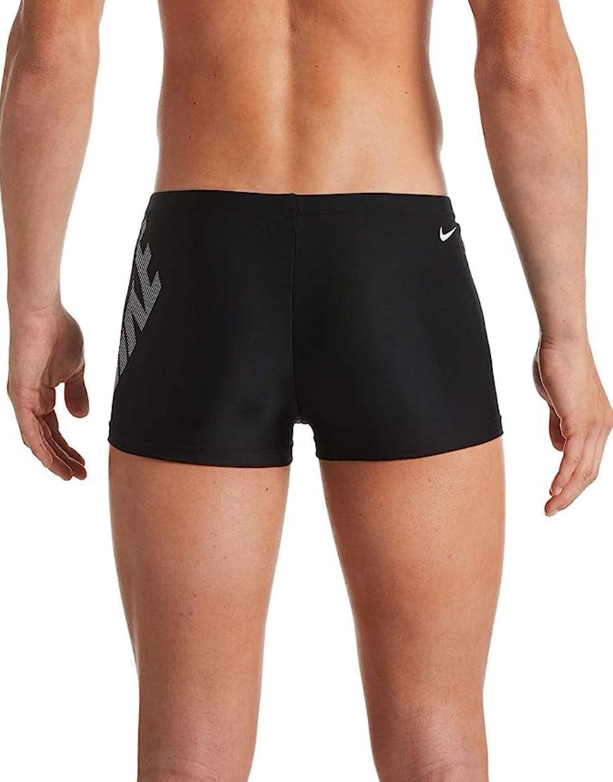 Men's Square Leg Swimsuit :Black