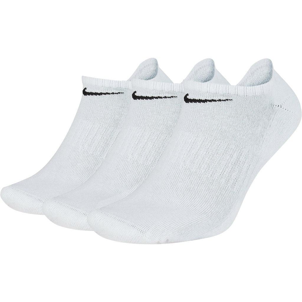 Nike Everyday Cushioned No Show Training Socks (3 Pack) :White