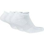 Nike Everyday Cushioned No Show Training Socks (3 Pack) :White