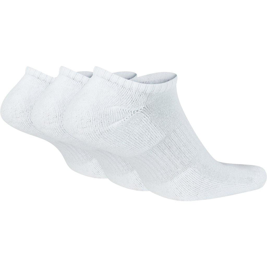 Nike Everyday Cushioned No Show Training Socks (3 Pack) :White