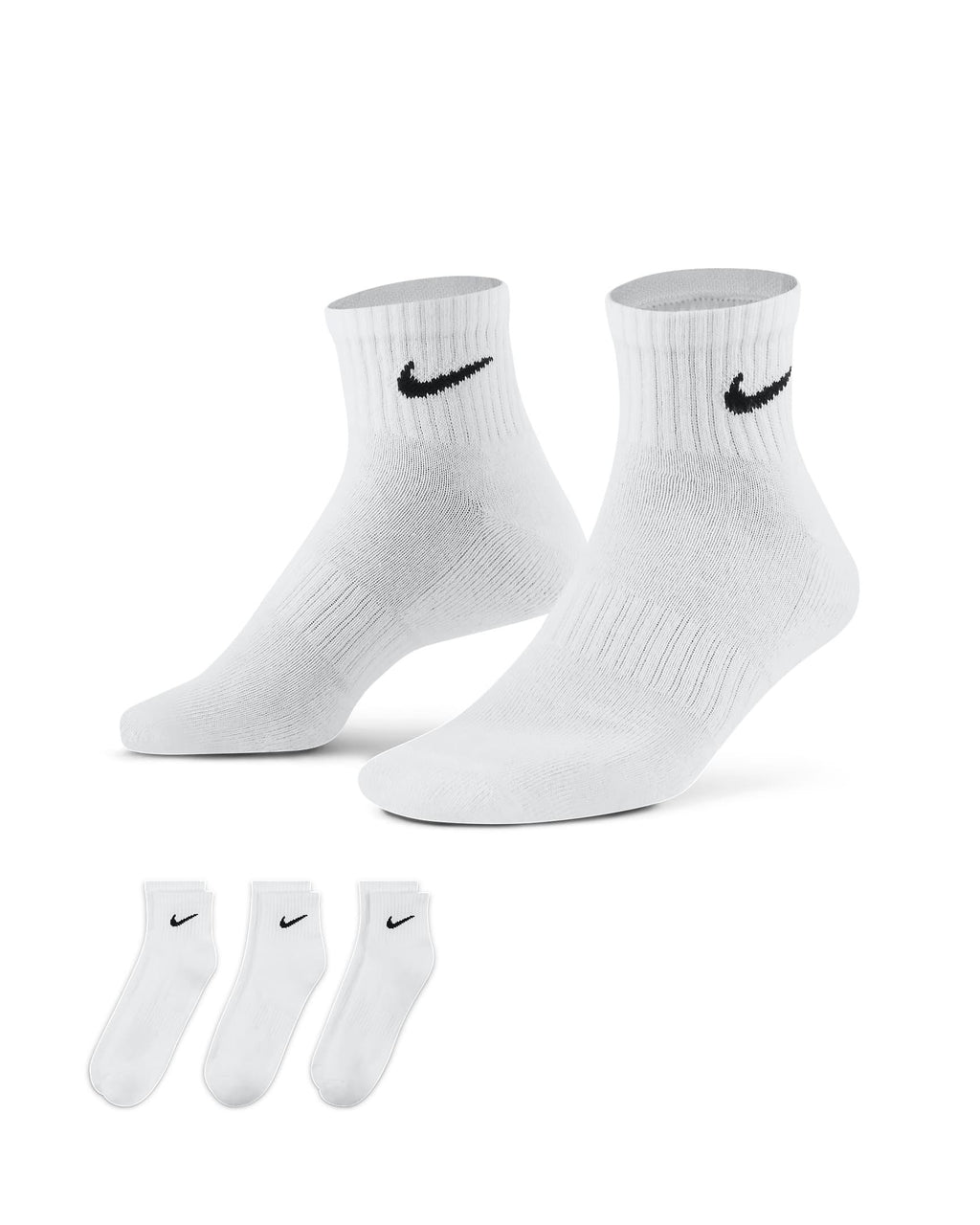 Nike Everyday Cushioned Training Ankle Socks (3 Pairs | 2 Colours)