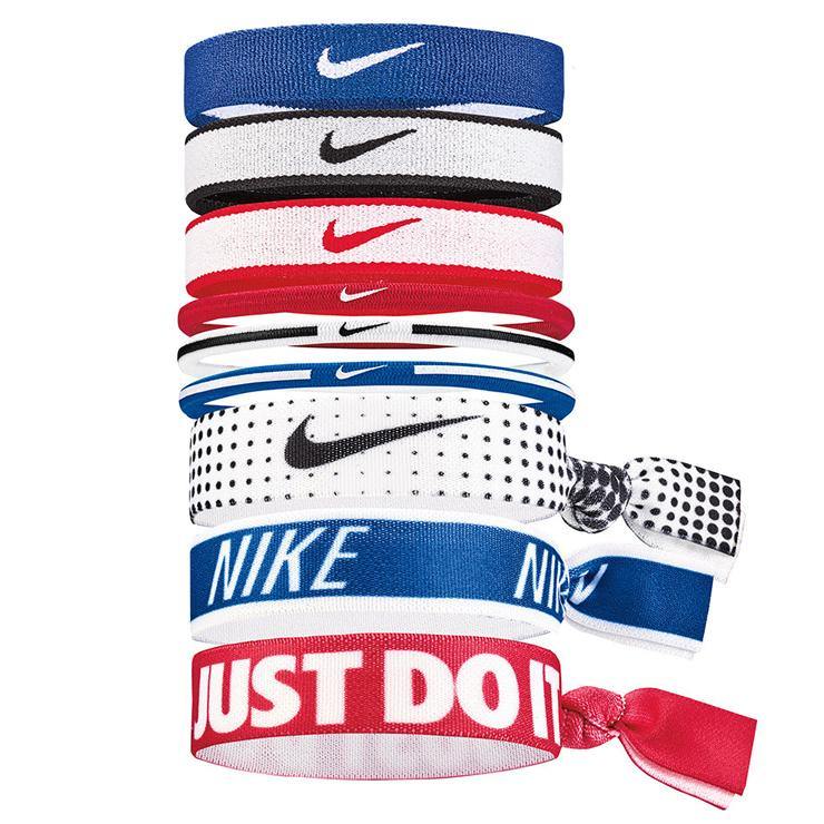 Nike Mixed Ponytail Holders 9pcs (5 Colours)