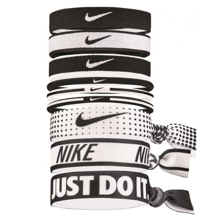 Nike Mixed Ponytail Holders 9pcs (5 Colours)