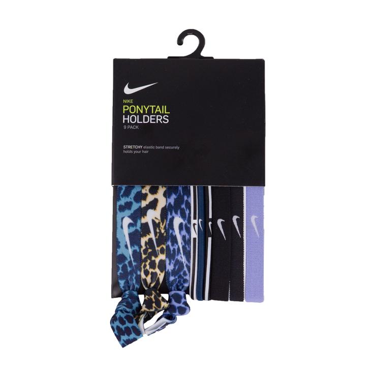 Nike Mixed Ponytail Holders 9pcs (5 Colours)