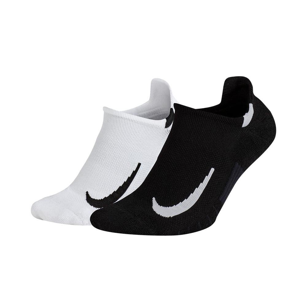 Nike Multiplier No Show Running Socks (2 Pack)