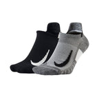 Nike Multiplier No Show Running Socks (2 Pack)