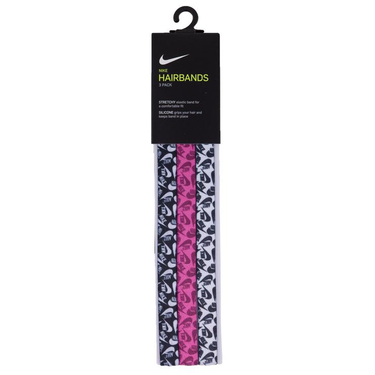 Nike Printed Headbands Assorted 3pcs (4 Colours)