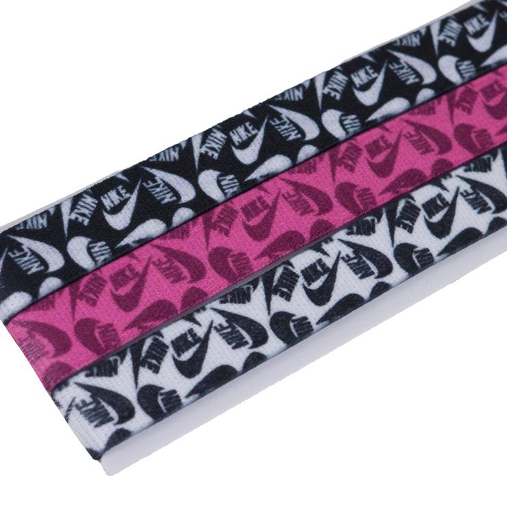Nike Printed Headbands Assorted 3pcs (4 Colours)