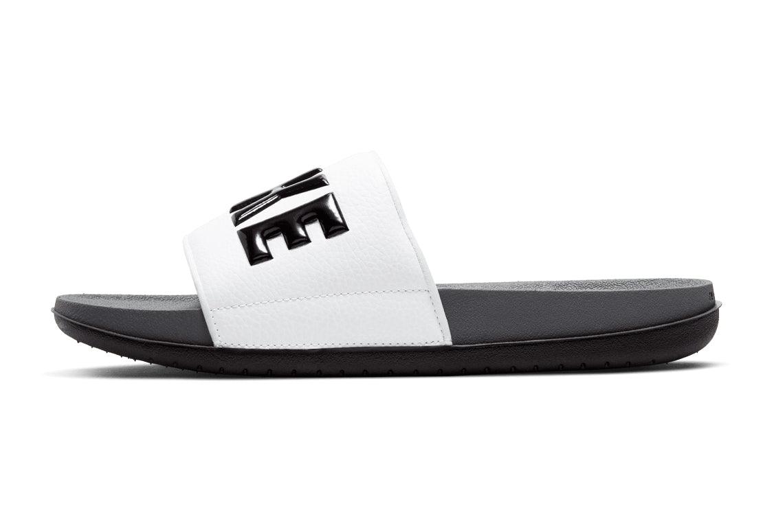 Offcourt Slides Men's :Dark Grey | White