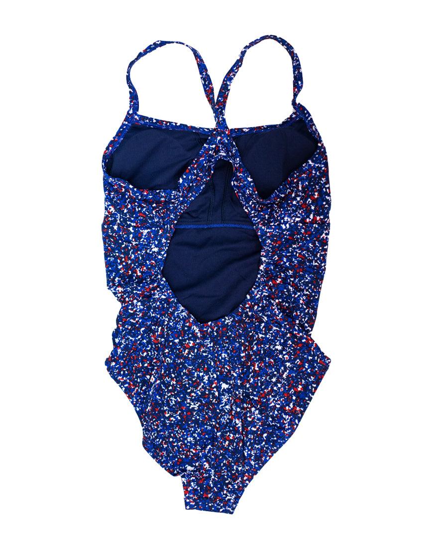 Women's 1Piece Swimsuit :Blue | Red