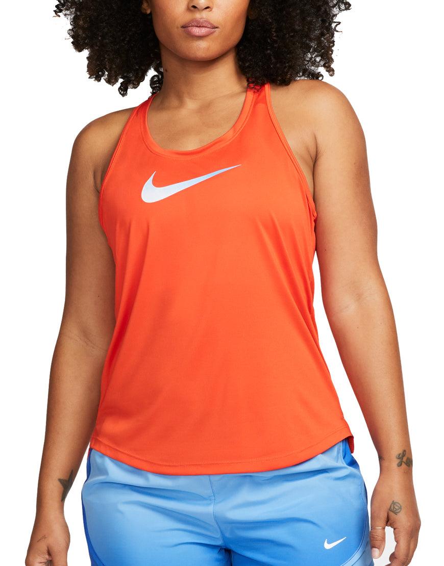 Women's One DriFIT Swoosh Running Tank :Picante Red