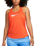 Women's One DriFIT Swoosh Running Tank :Picante Red