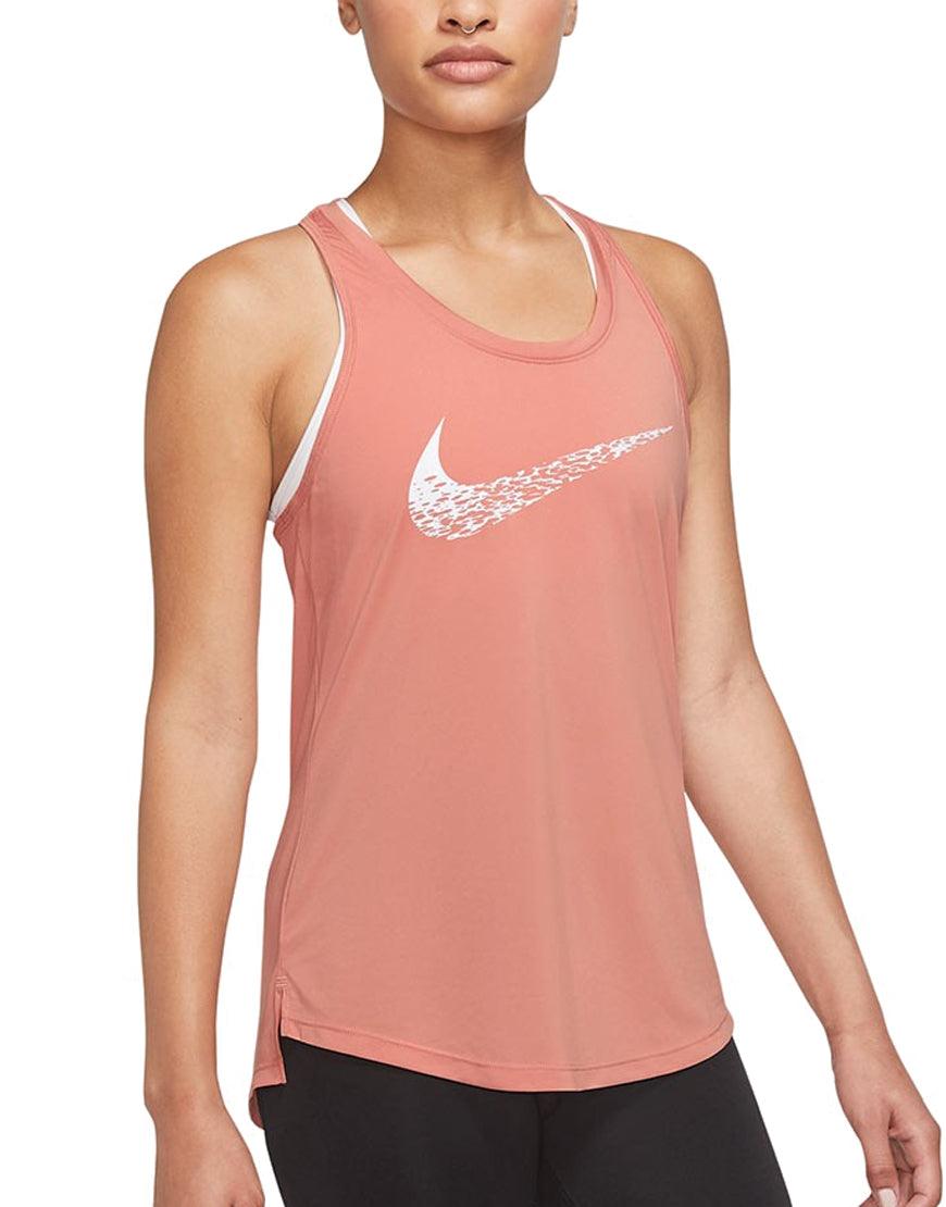Women's Swoosh Run Tank :Pink
