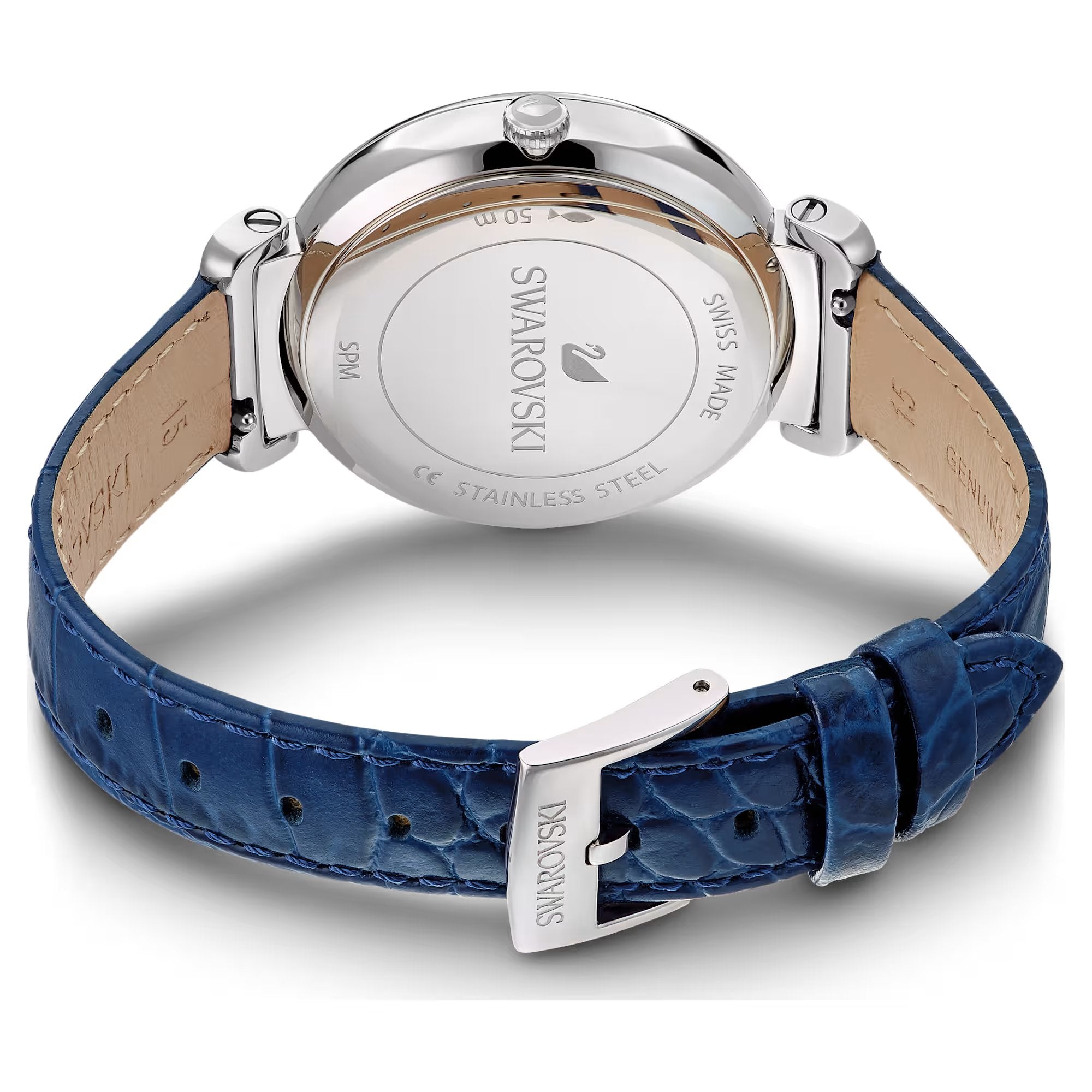 Swarovski Passage Moon Phase Ladies Blue Watch