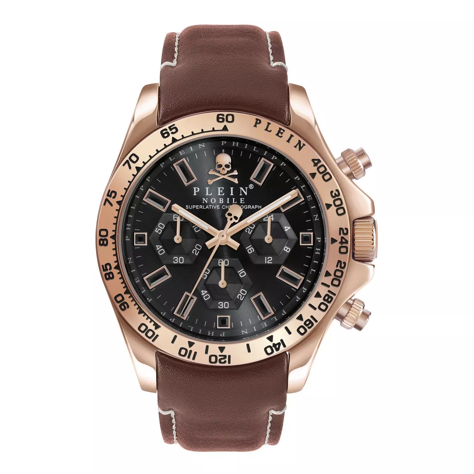 Philipp Plein Mens Watch Nobile Wonder Chronograph Rose Gold
