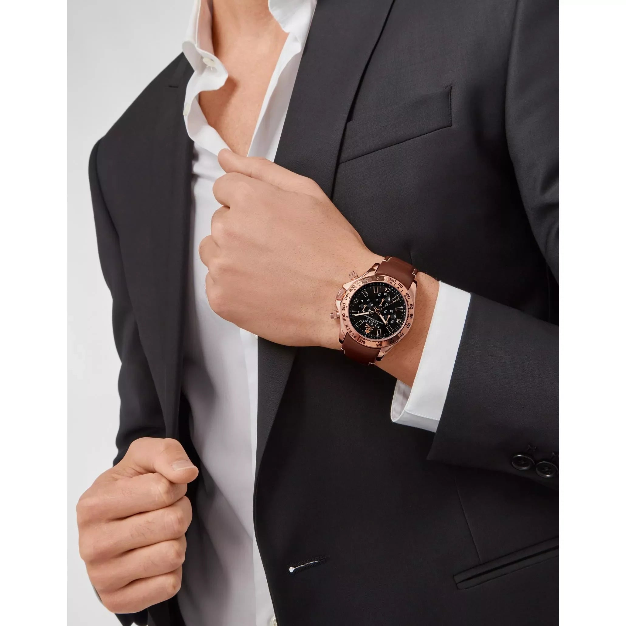 Philipp Plein Mens Watch Nobile Wonder Chronograph Rose Gold