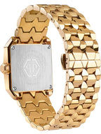 Philipp Plein Ladies Watch Offshore Square Black Gold
