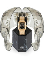 Philipp Plein Ladies Watch Offshore Square Black Gold