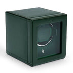 Wolf "Cub" Single Watch Winder with Cover - Vegan Leather