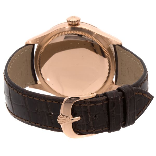 Rolex Cellini Date Rose Gold Men's Luxury Watch 50515