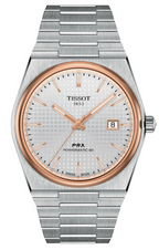 Tissot PRX Powermatic 80 Silver Dial Silver Steel Strap Watch For Men - T1374072203100