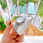 Tissot Carson Premium Automatic Lady Diamonds Silver Dial Silver Steel Strap Watch for Women - T122.207.11.036.00