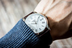 Tissot T Classic Dream White Dial Brown Leather Strap Watch for Men - T033.410.16.013.01