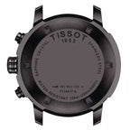 Tissot PRC 200 Chronograph Black Dial Black Steel Strap Watch For Men - T114.417.33.057.00