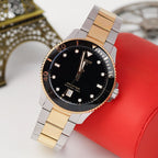 Tissot Seastar 1000 Black Dial Two Tone Steel Strap Watch For Men - T120.410.22.051.00