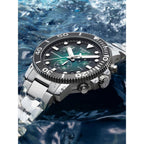 Tissot Seastar 1000 Chronograph Green Dial Silver Steel Strap Watch For Men - T120.417.11.091.01