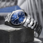 Tissot Gentlemen Powermatic 80 Silicium Blue Dial Silver Steel Strap Watch For Men - T127.407.11.041.00