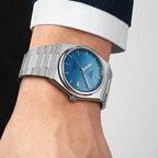 Tissot PRX Powermatic 80 Gradient Blue Dial Silver Steel Strap Watch for Men - T137.407.11.351.01