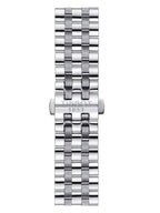 Tissot Carson Premium Black Dial Silver Steel Strap Watch For Men - T122.410.11.053.00