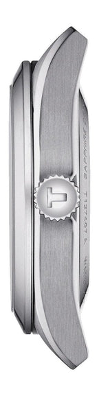 Tissot Gentleman Powermatic 80 Silicium Silver Dial Brown Leather Strap Watch For Men - T127.407.16.031.01