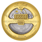 Tissot Le Locle Powermatic 80 Gold Dial Brown Leather Strap Watch For Men - T006.407.36.263.00