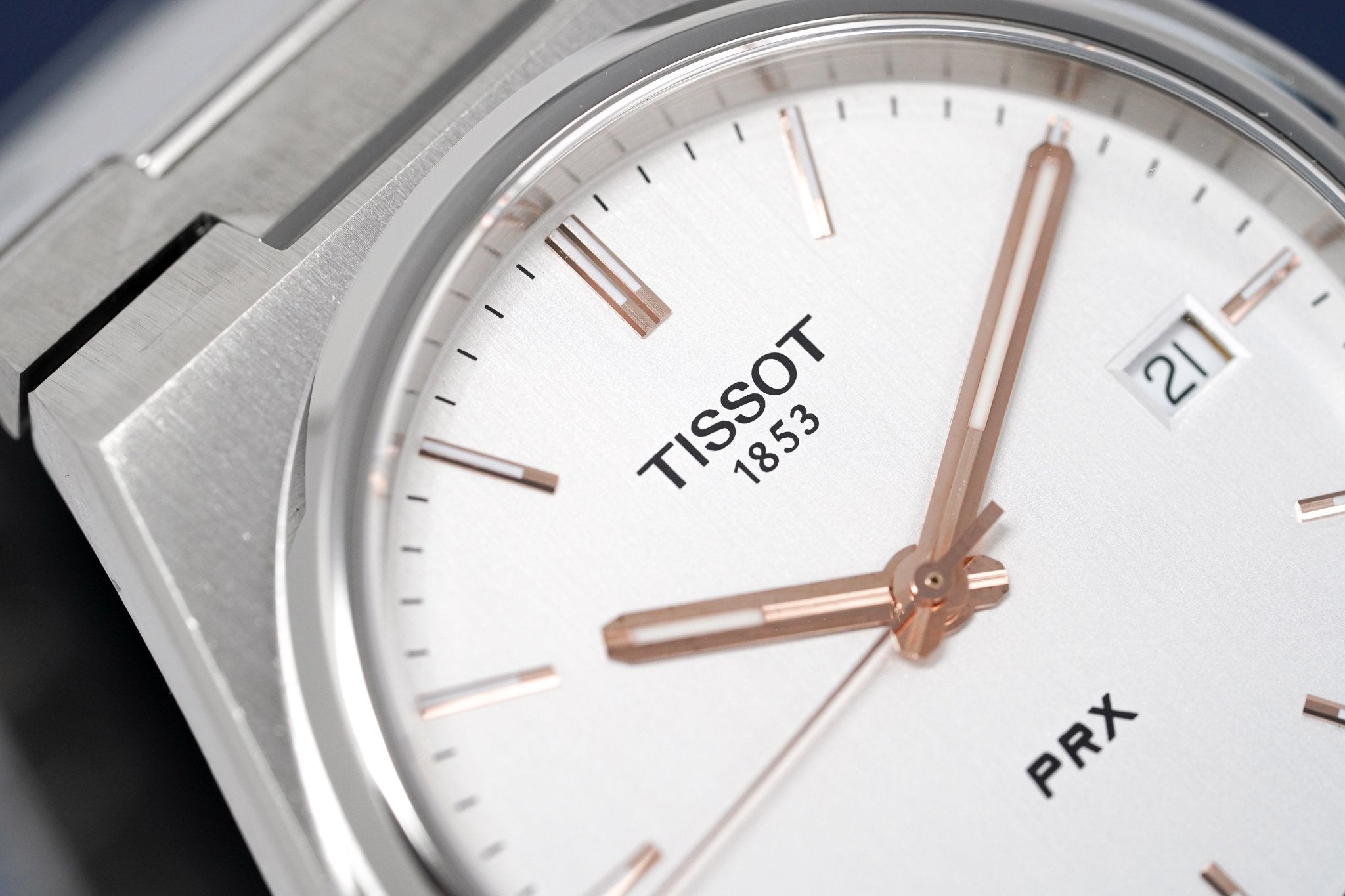 Tissot PRX Quartz Silver Dial Silver Steel Strap Watch for Men - T137.410.11.031.00