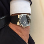 Tissot PRX Black Dial Black Rubber Strap Watch For Men - T137.410.17.051.00