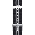 Tissot Quickster Chronograph NBA San Antonio Spurs Edition White Dial Two Tone NATO Strap Watch for Men - T095.417.17.037.07
