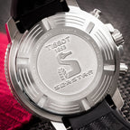 Tissot Seastar 1000 Chronograph Red Dial Black Rubber Strap Watch For Men - T120.417.17.421.00