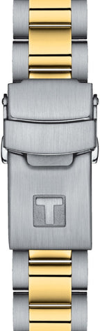 Tissot Seastar 1000 Black Dial Two Tone Steel Strap Watch for Women - T120.210.22.051.00