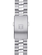 Tissot T Classic PR 100 Chronograph Silver Dial Silver Steel Strap Watch For Men - T101.417.11.031.00