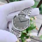 Tissot T Classic Everytime Quartz Black Dial Silver Steel Strap Watch for Men - T109.410.11.072.00