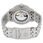 Tissot T Sport Seastar 1000 Powermatic Silicium Blue Dial Silver Steel Strap Watch For Men - T120.407.11.041.01